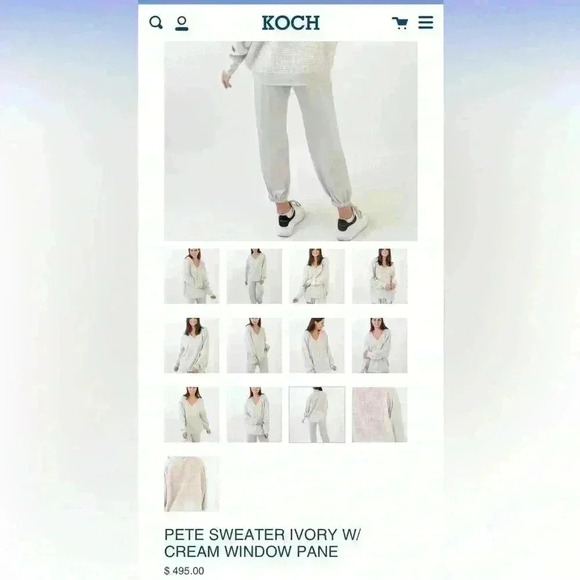 KOCH Pete Window Pane Sweater. - Picture 13 of 13